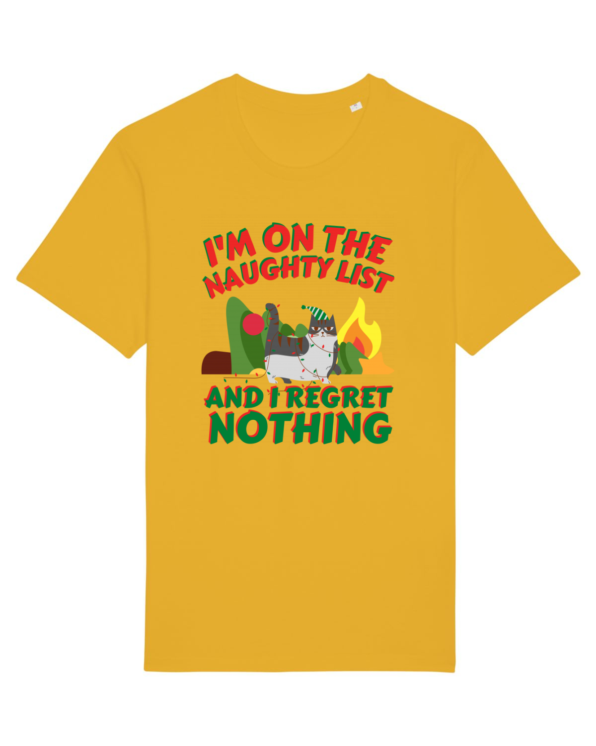 Tricou mânecă scurtă Unisex Rocker Spectra Yellow