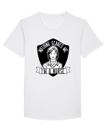 Pentru Asistente Medicale Tricou mânecă scurtă guler larg Bărbat Skater