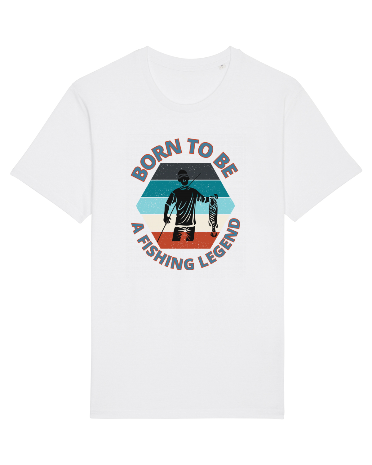 Tricou mânecă scurtă Unisex Rocker White