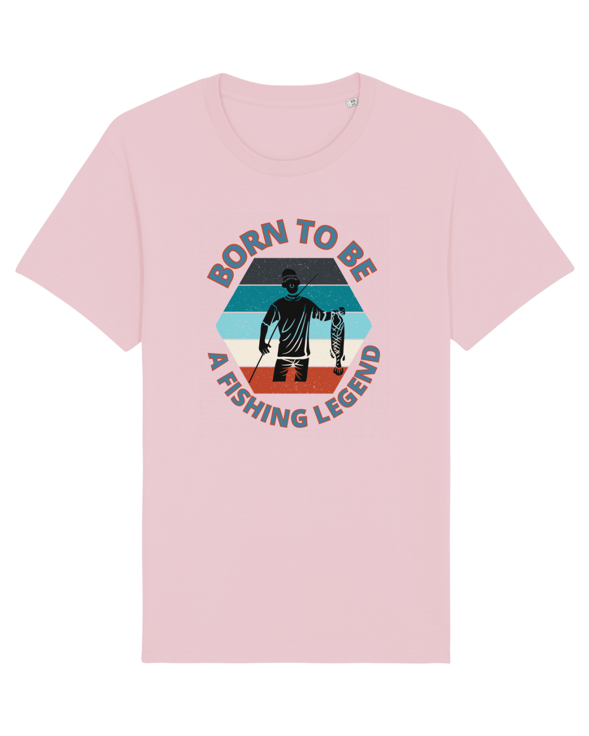 Tricou mânecă scurtă Unisex Rocker Cotton Pink