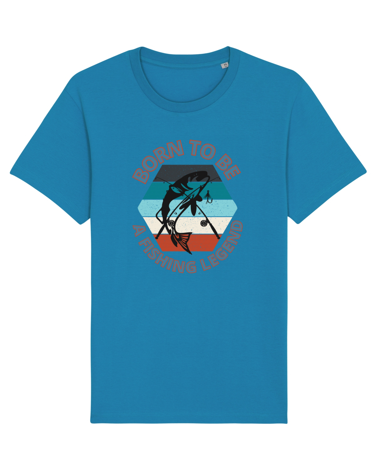 Tricou mânecă scurtă Unisex Rocker Azur