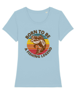 Pescari Tricou mânecă scurtă guler larg fitted Damă Expresser