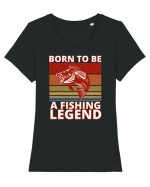 Pescari Tricou mânecă scurtă guler larg fitted Damă Expresser