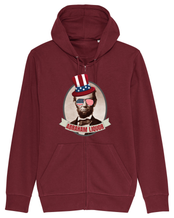 Amuzant Abraham Lincoln Burgundy