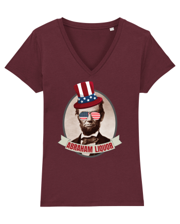 Amuzant Abraham Lincoln Burgundy