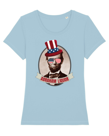 Amuzant Abraham Lincoln Sky Blue