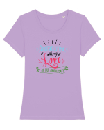 Quarantine Love Tricou mânecă scurtă guler larg fitted Damă Expresser