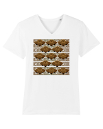 Arta Japoneza  Tricou mânecă scurtă guler V Bărbat Presenter