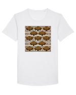 Arta Japoneza  Tricou mânecă scurtă guler larg Bărbat Skater