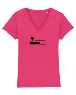 idea Tricou mânecă scurtă guler V Damă Evoker