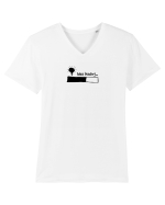 idea Tricou mânecă scurtă guler V Bărbat Presenter