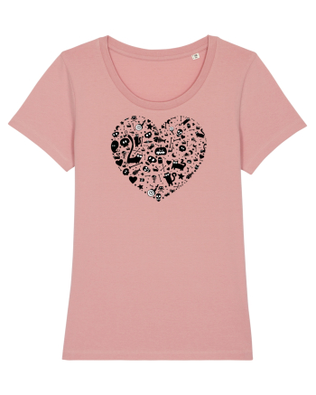 Halloween Hearts Canyon Pink