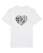 Halloween Hearts Tricou mânecă scurtă Unisex Rocker