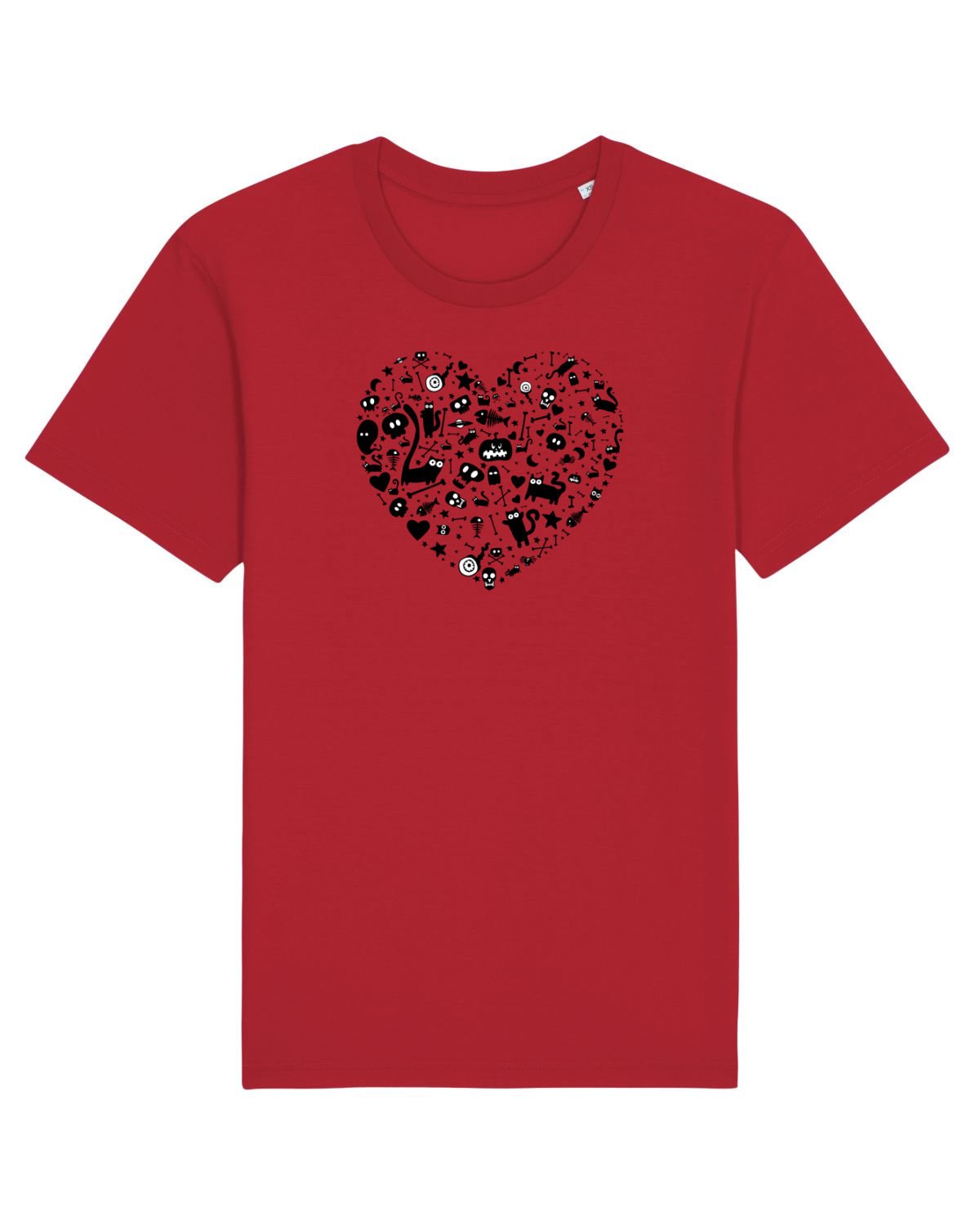 Tricou mânecă scurtă Unisex Rocker Red