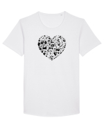 Halloween Hearts Tricou mânecă scurtă guler larg Bărbat Skater
