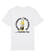 Corona Bere Tricou mânecă scurtă Unisex Rocker