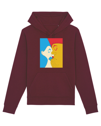 The kiss Burgundy