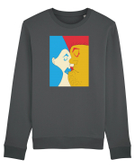 The kiss Bluză mânecă lungă Unisex Rise