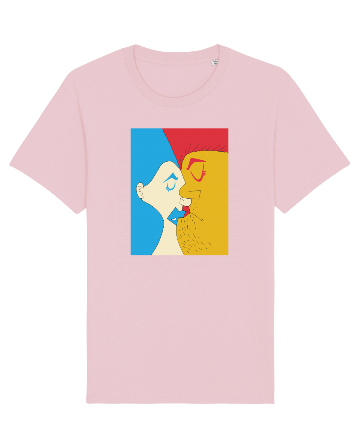 Tricou mânecă scurtă Unisex Rocker Cotton Pink