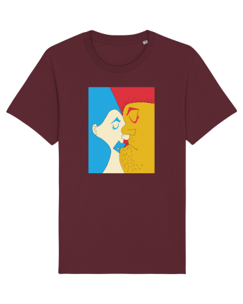 The kiss Burgundy