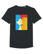 The kiss Tricou mânecă scurtă guler larg Bărbat Skater