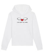 Love gives you wings Hanorac Unisex Drummer