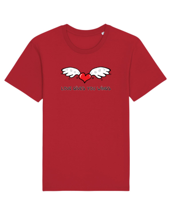 Love gives you wings Red