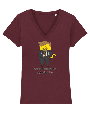 Feline Bureau of Investigation Burgundy