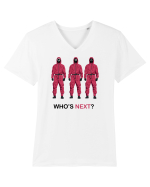 Squid Game | Who's next? Tricou mânecă scurtă guler V Bărbat Presenter
