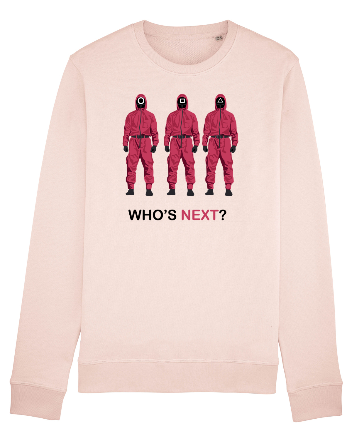 Bluză mânecă lungă Unisex Rise Candy Pink