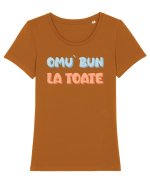 Omu` bun la toate Tricou mânecă scurtă guler larg fitted Damă Expresser