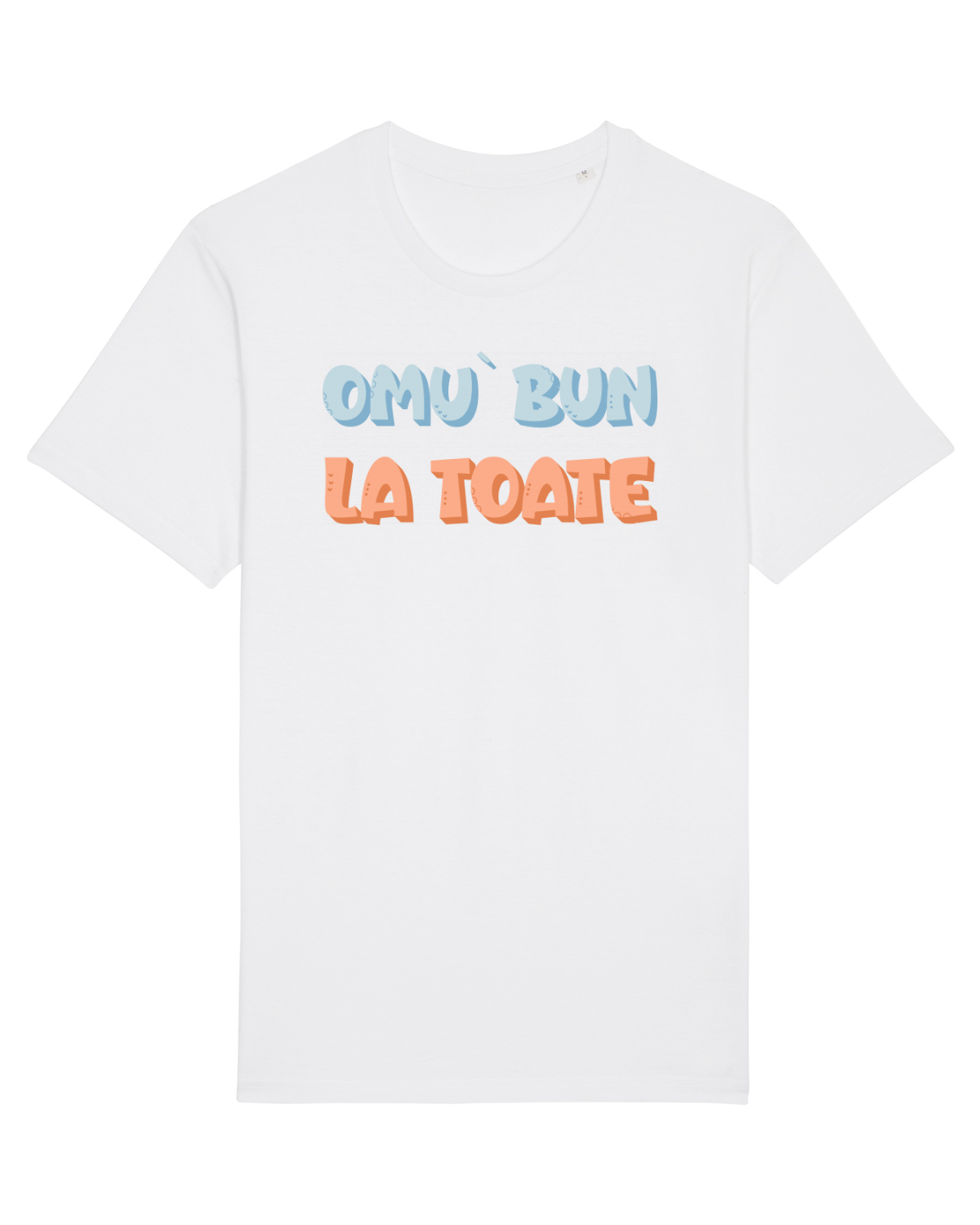 Tricou mânecă scurtă Unisex Rocker White
