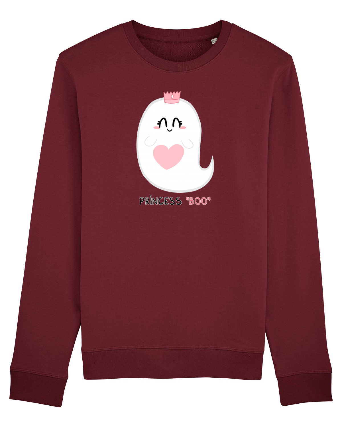 Bluză mânecă lungă Unisex Rise Burgundy