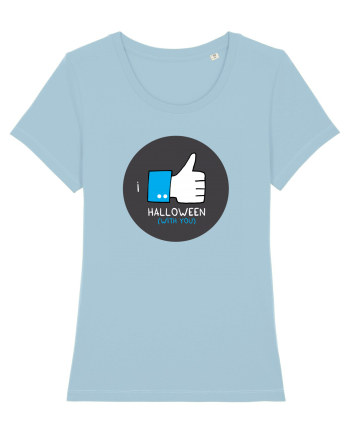 I like Halloween (with you) Sky Blue