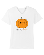 I love you, PUMPKIN Tricou mânecă scurtă guler V Bărbat Presenter