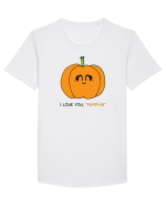 I love you, PUMPKIN Tricou mânecă scurtă guler larg Bărbat Skater