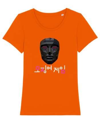 Masca Front Man Squid Game Bright Orange