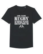 RUGBY Tricou mânecă scurtă guler larg Bărbat Skater