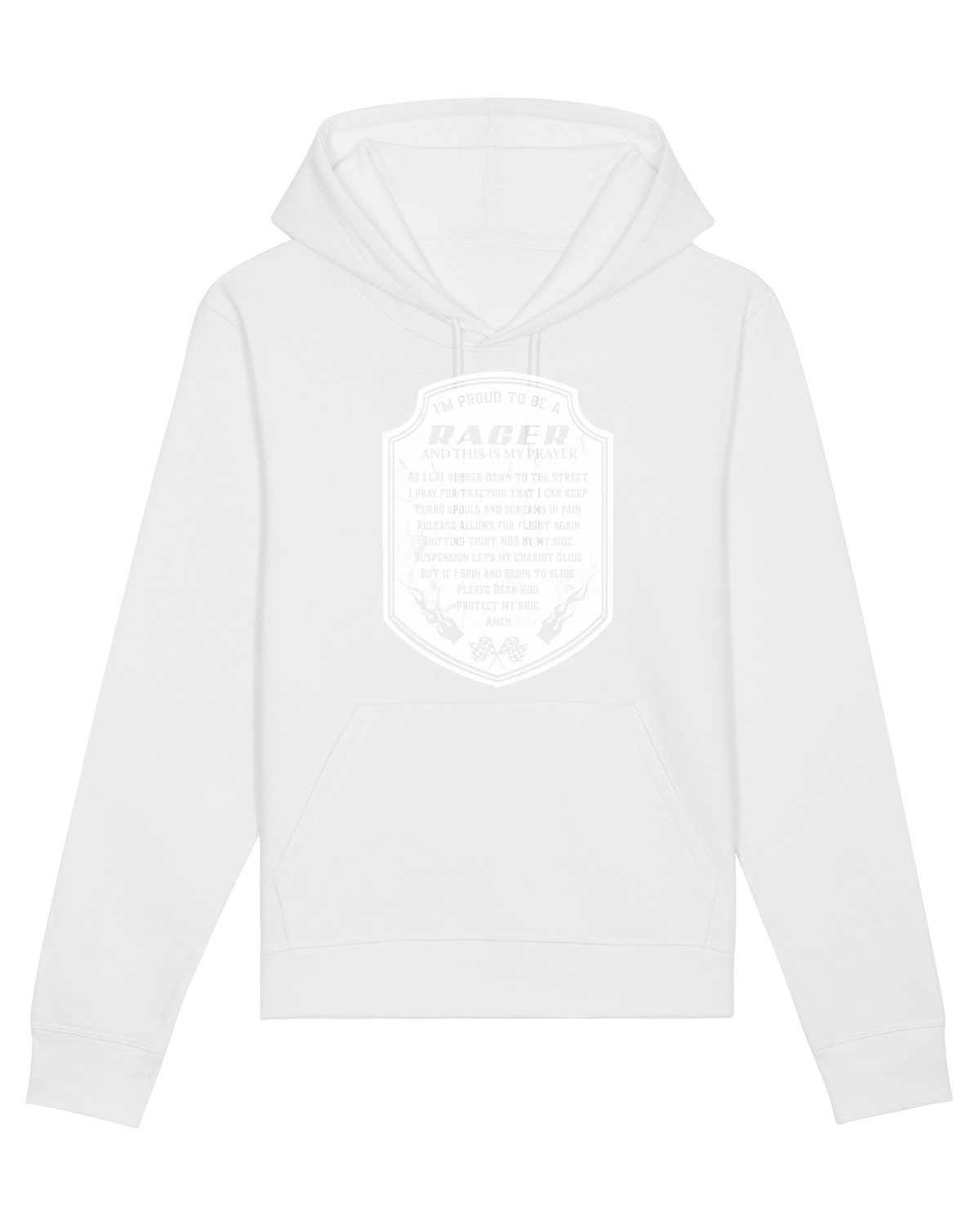Hanorac Unisex Drummer White
