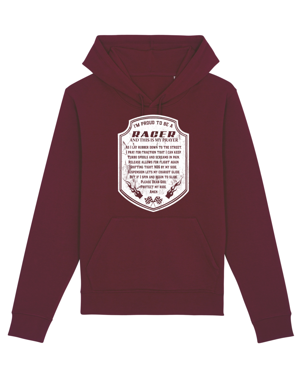 Hanorac Unisex Drummer Burgundy