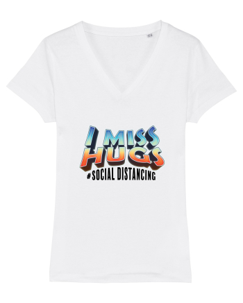 I miss hugs White