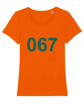 Player 067 Squid Game Bright Orange