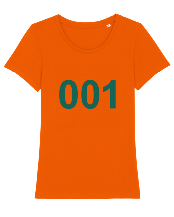 Player 001 Squid Game Bright Orange