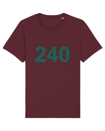 Player 240 Squid Game Burgundy