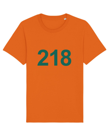 Player 218 Squid Game Bright Orange