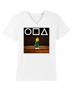 Player 456 Squid Game Tricou mânecă scurtă guler V Bărbat Presenter
