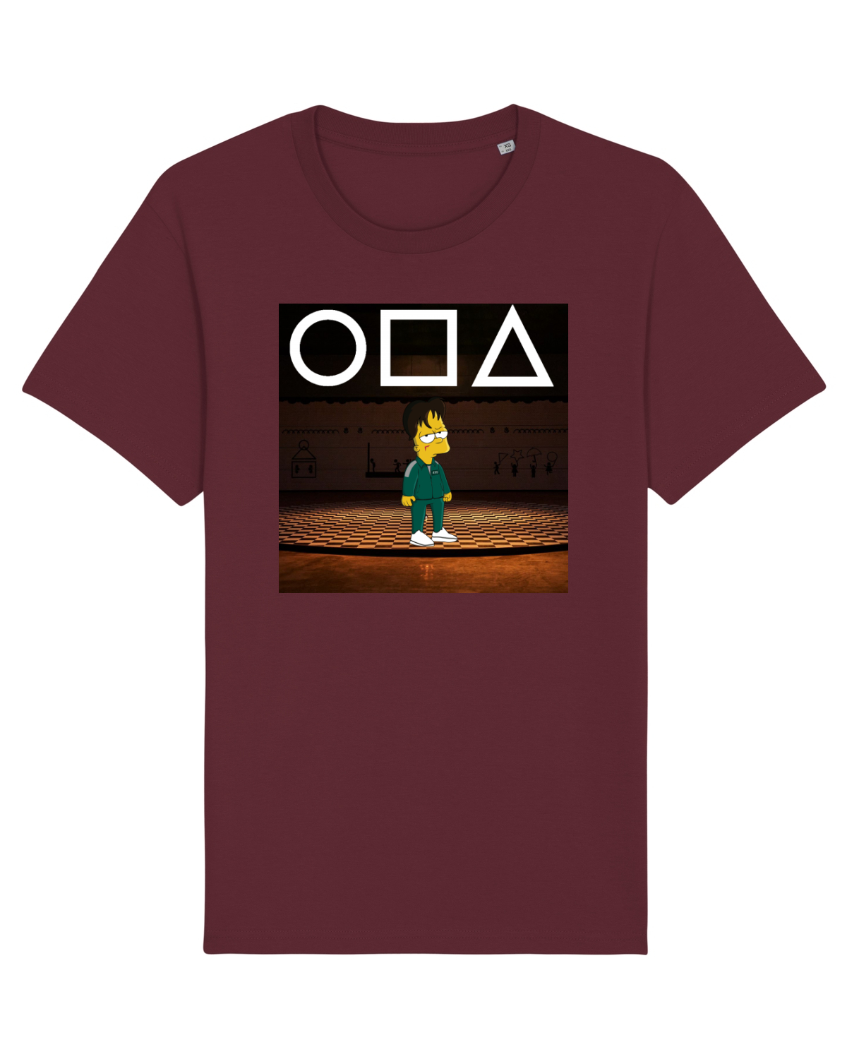 Tricou mânecă scurtă Unisex Rocker Burgundy