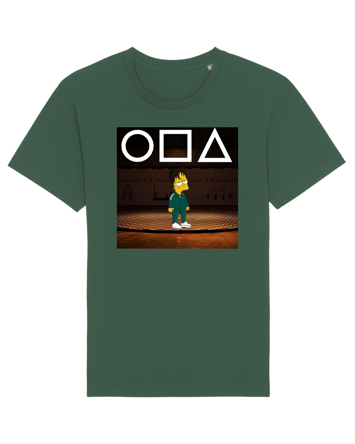 Tricou mânecă scurtă Unisex Rocker Bottle Green