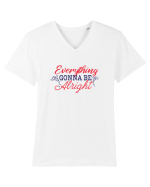 Everything gonna be alright Tricou mânecă scurtă guler V Bărbat Presenter