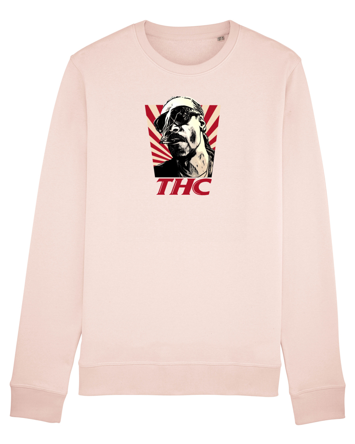Bluză mânecă lungă Unisex Rise Candy Pink